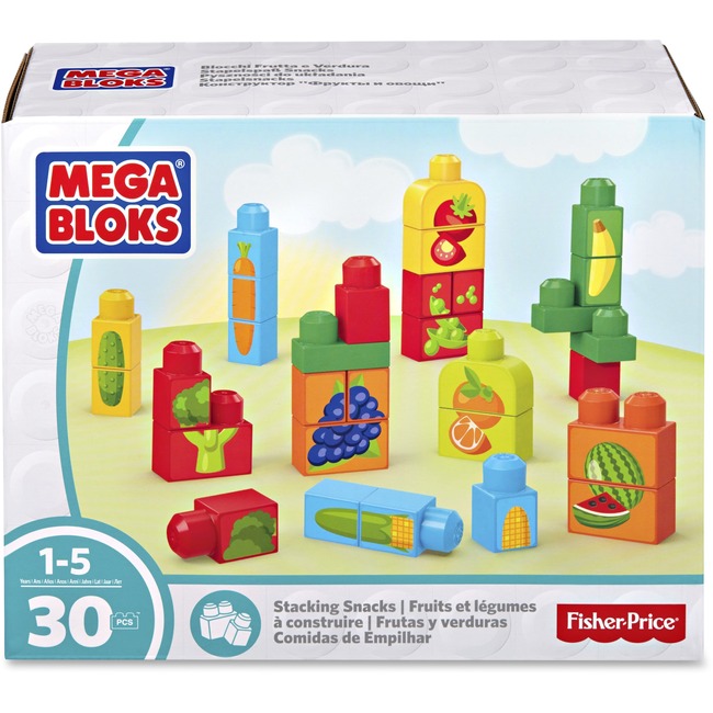 Mega Bloks Stacking Snacks Building Blocks Set