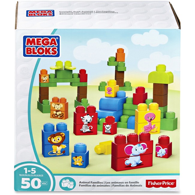 Mega Bloks Animal Families Building Blocks Set