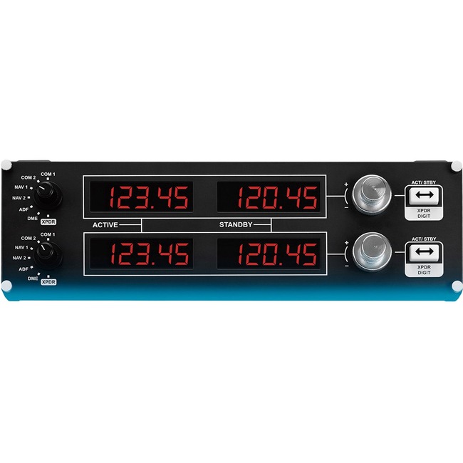 Logitech Flight Radio Panel  Professional Simulation Radio Controller