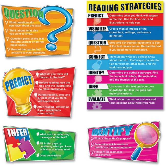 Carson-Dellosa Reading Strategies Bulletin Board Set