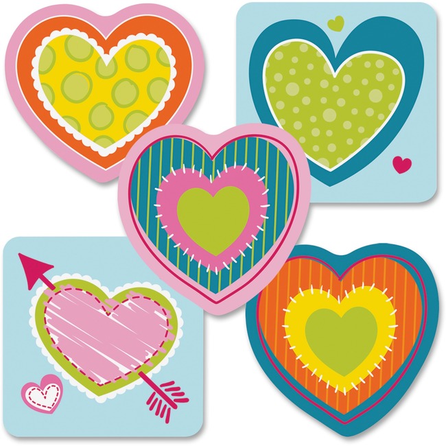 Carson-Dellosa Hearts Mini Cut-outs