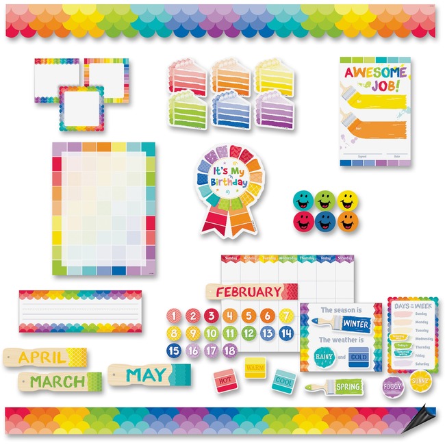 Creative Teaching Press Painted Design Bulletin Board Sets