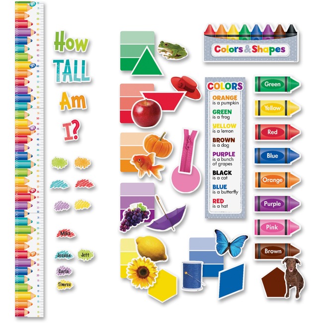 Creative Teaching Press Colors/Growth Chart Bulletin Board Set