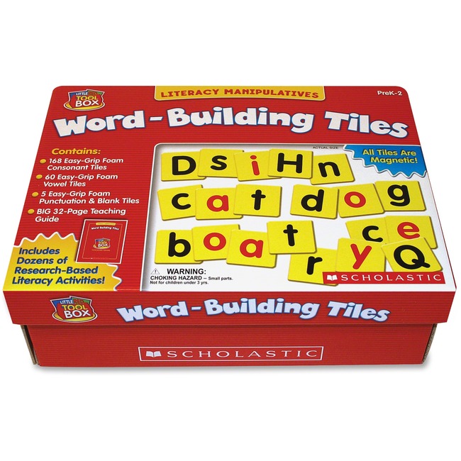 Scholastic Res. Pre K-2 Word-bldg Tiles Tool Box