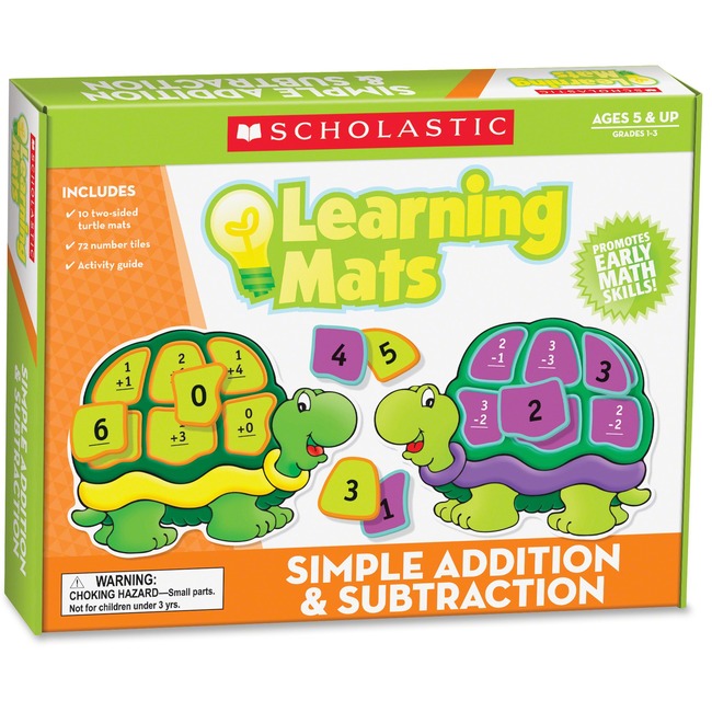 Scholastic Res. Grade K-2 Simple Math Learning Mats