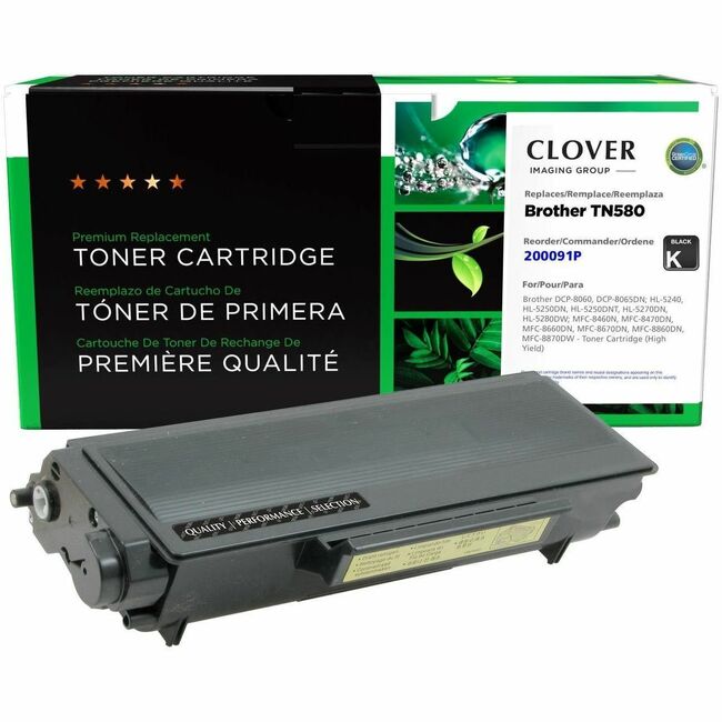 CIG Remanufactured High Yield Toner Cartridge for Brother TN580