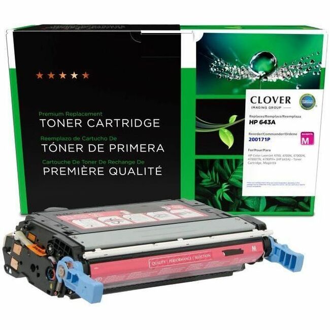 CIG Remanufactured Magenta Toner Cartridge for HP 643A (Q5953A)