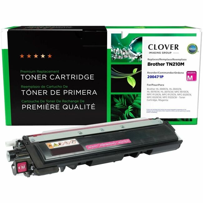 CIG Remanufactured Magenta Toner Cartridge for Brother TN210