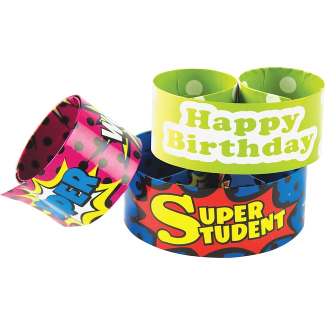 Teacher Created Resources Slap Bracelet Assortment