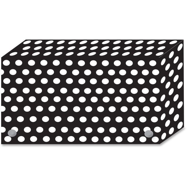 Ashley B/W Dots Design Index Card Holder