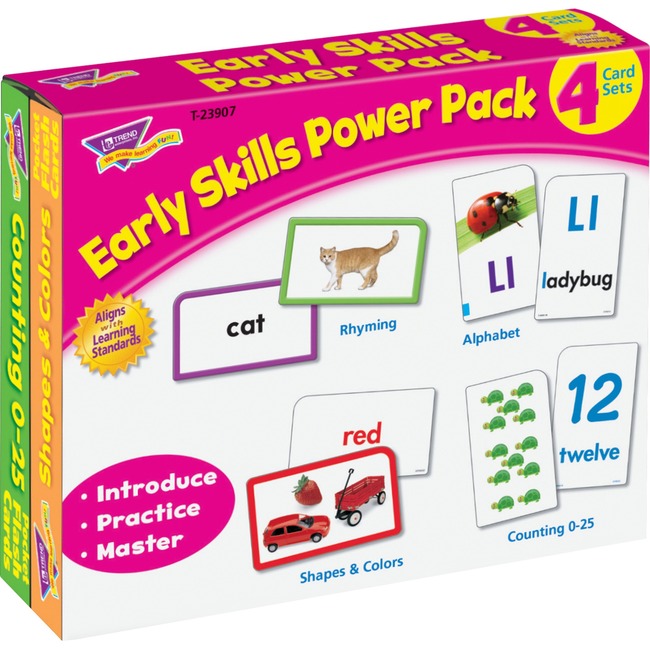 Trend Early Skills Power Pack Flash Card Set