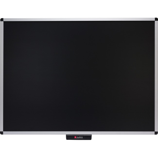 Justick Aluminum Frame Black Electro Bulletin Board