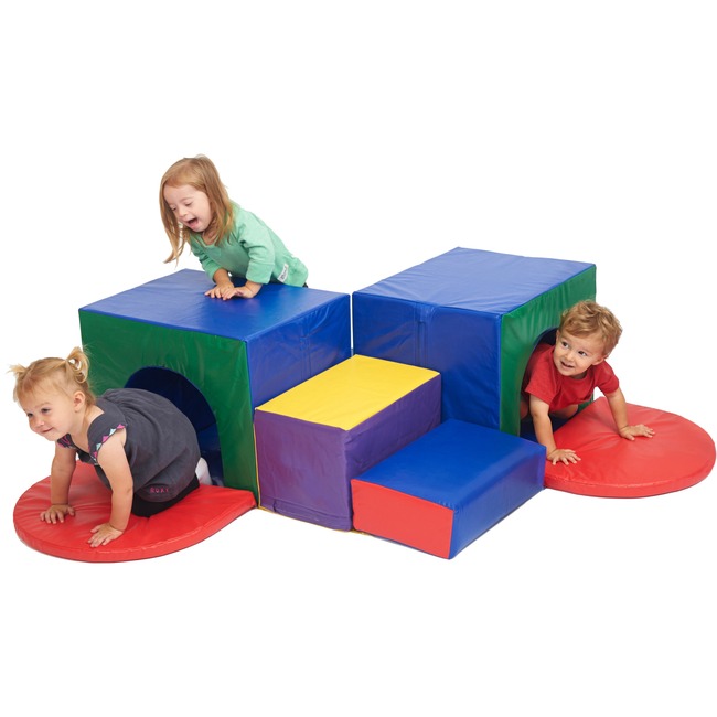 ECR4KIDS SoftZone Corner Tunnel Maze