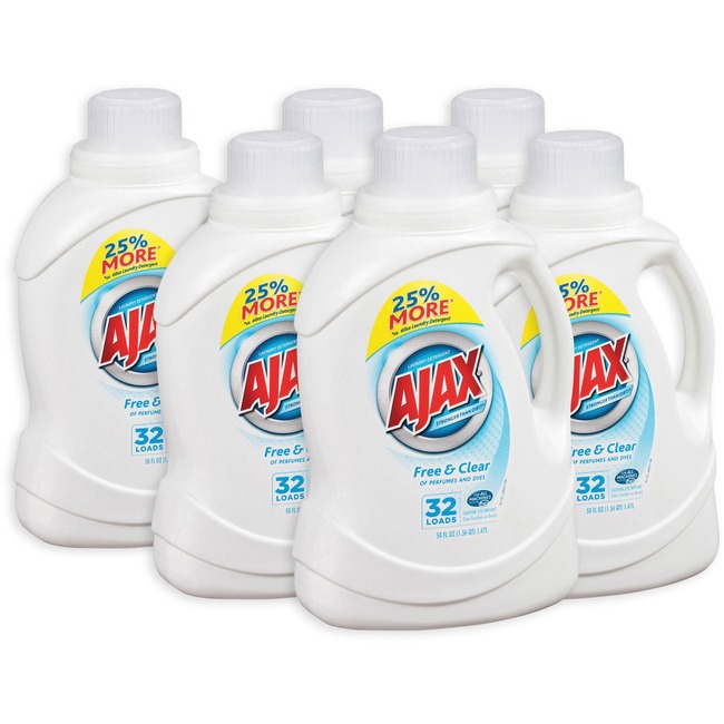 AJAX Free/Clear Liquid Laundry Detergent