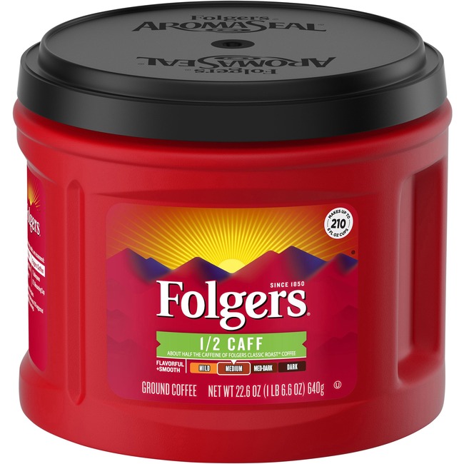 Folgers 1/2 Caff Coffee