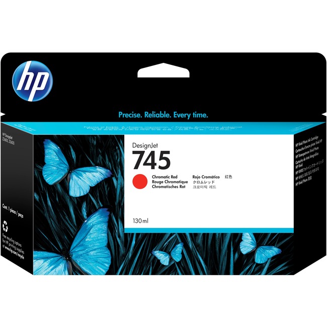 Hewlett Packard - HP 745 130-ml DesignJet Chromatic Red Ink Cartridge