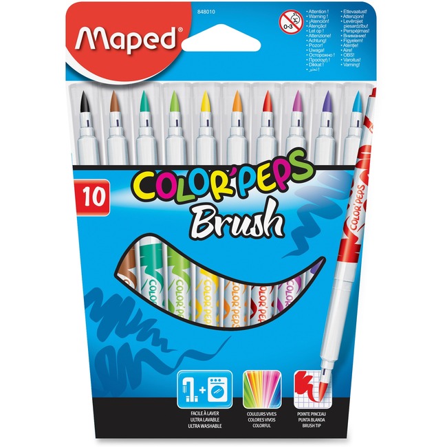 Helix Color'Peps Brush Tip Markers