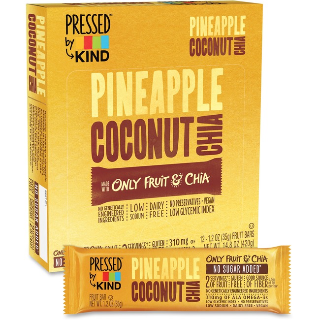 KIND Pressed Pineapple Coconut Chia Fruit Bar