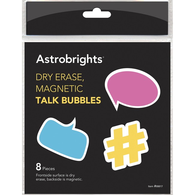 Astrobrights Dry Erase Magnetic Talk Bubbles