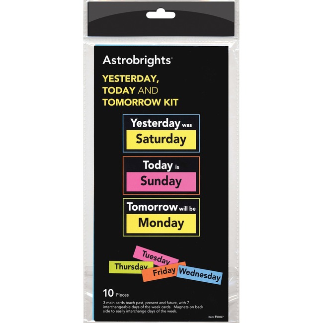 Astrobrights Magnetic Yesterday Today/Tomorrow Kit