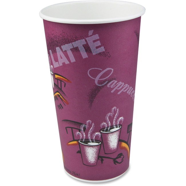 Solo Bistro Design Disposable Paper Cups