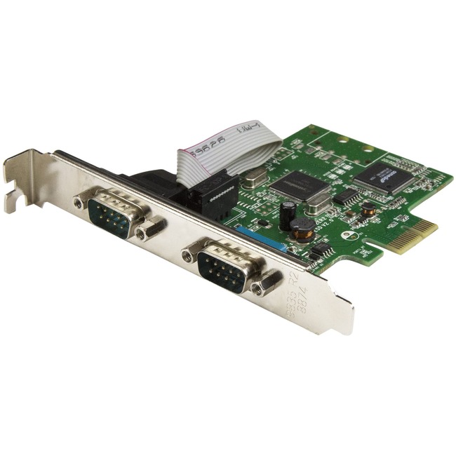 StarTech 2-Port PCI Express Serial Card with 16C1050 UART - RS232