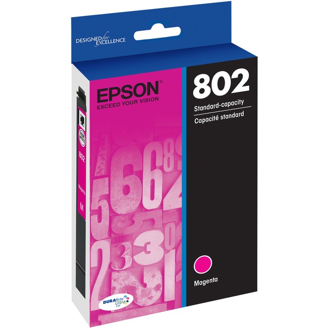 Epson DURABrite Ultra 802 Ink Cartridge - Magenta - Inkjet