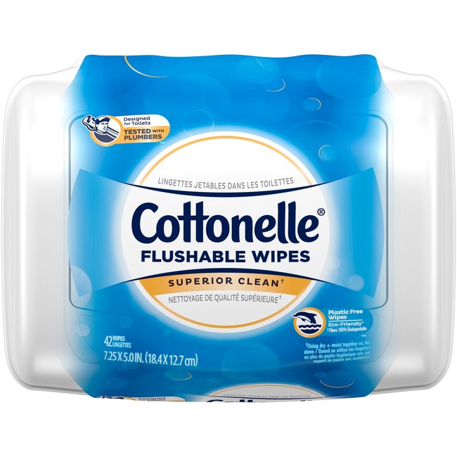 Kimberly-Clark Professional Cottonelle Flushable Cleaning Wipes