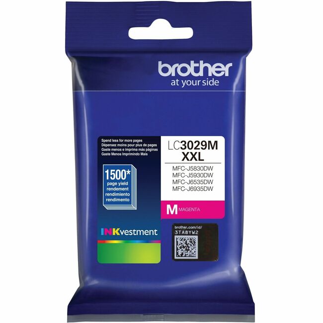 Brother LC3029MS Magenta INKvestment Tank Ink Cartridge, Super High Yield