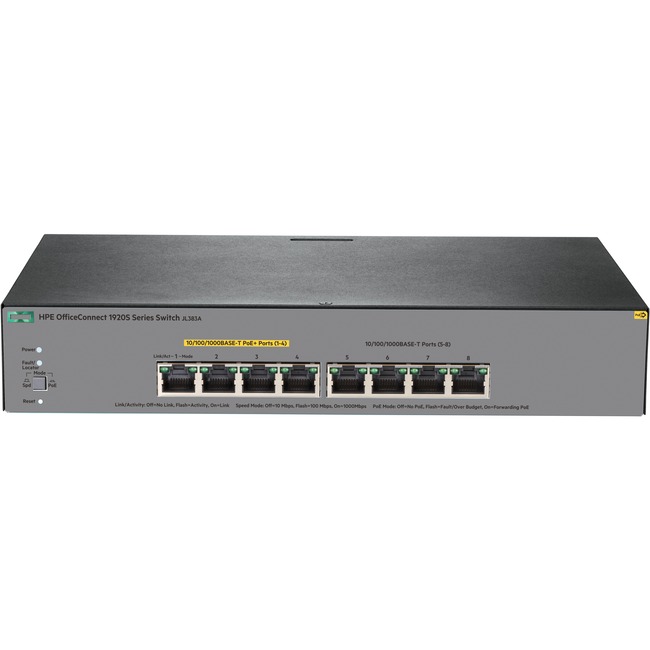 HPE 1920S 8G PPoE+ 65W Switch - English localization