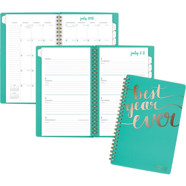 At-A-Glance Aspire Academic Weekly/Monthly Planner