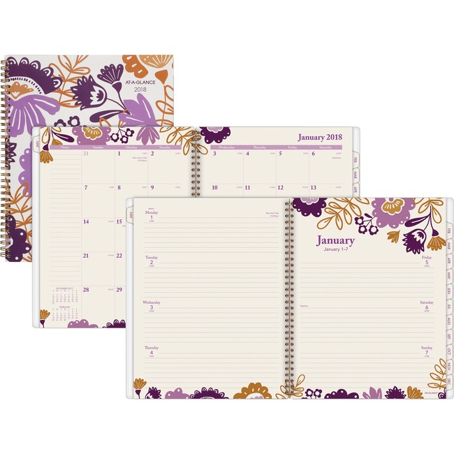 At-A-Glance Ingrid Weekly/Monthly Planner
