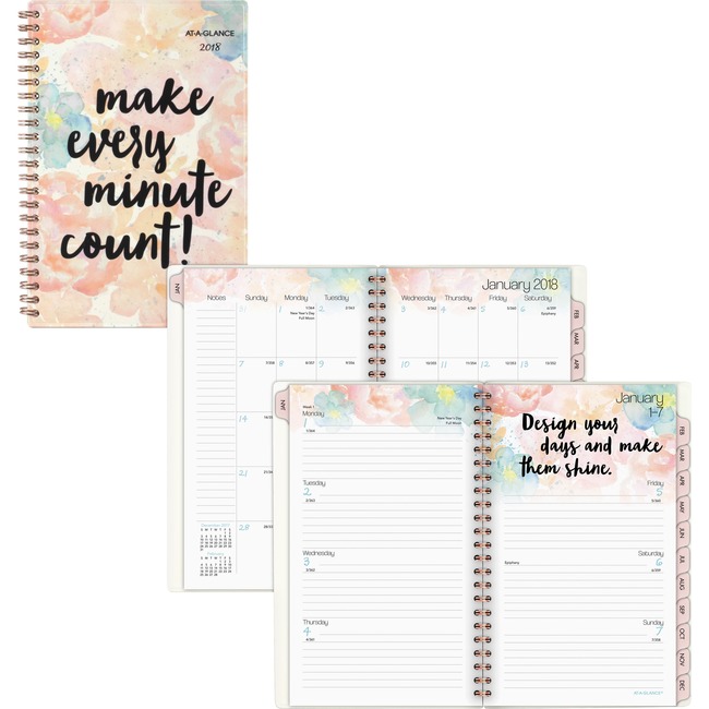At-A-Glance B-Positive Small Wkly/Mthly Planner