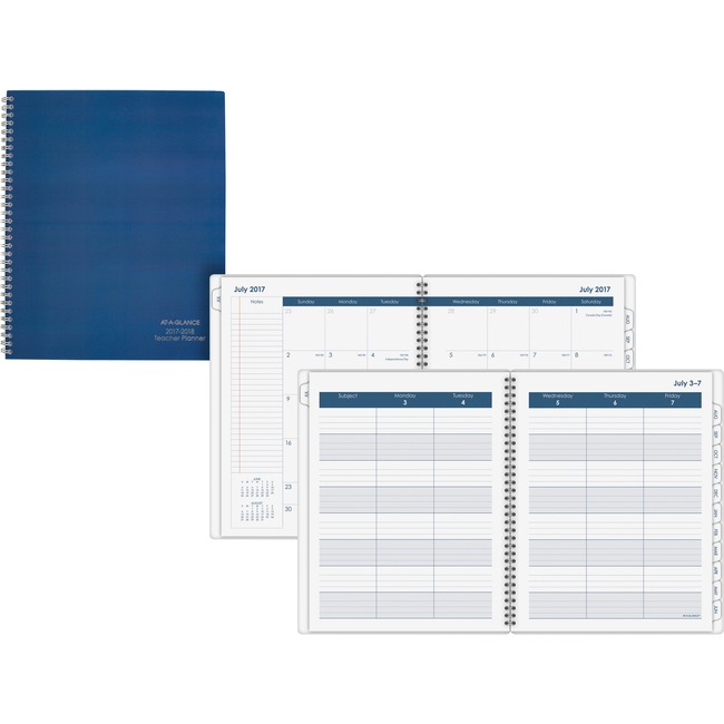 At-A-Glance Large Wkly/Mthly Teacher Planner