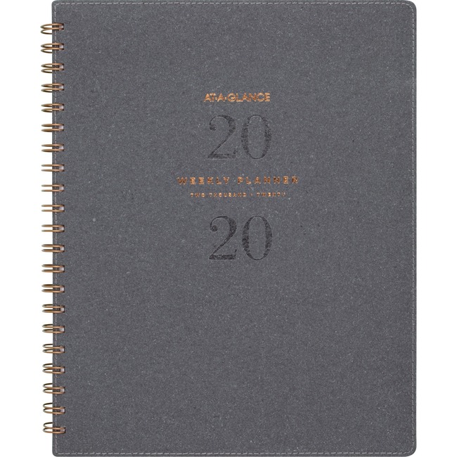 At-A-Glance Signature Collection Monthly Planner, Gray