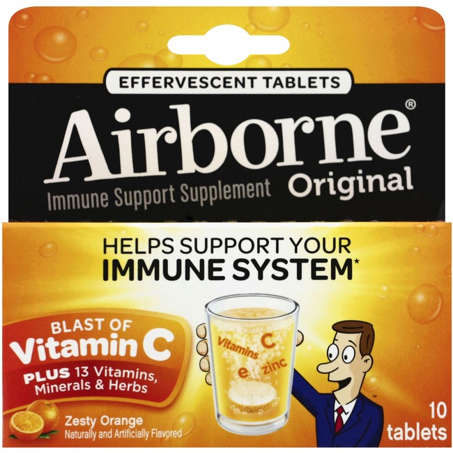 Airborne Zesty Orange Tablets