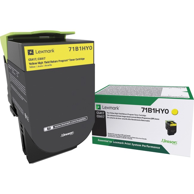 Lexmark Toner Cartridge - Yellow