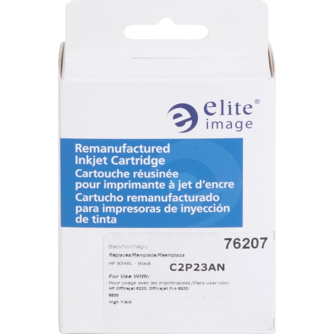 Elite Image Ink Cartridge - Alternative for HP 934XL, 935XL (C2P23AN, C2P24AN, C2P25AN, C2P26AN) - Black