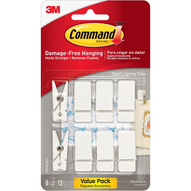 Command™ Quartz Spring Clips