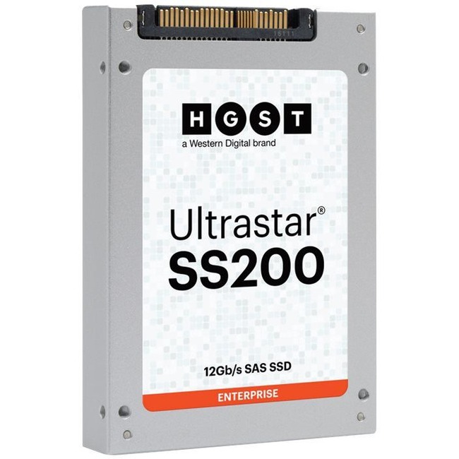 HGST Ultrastar SS200 SDLL1MLR-038T-CDA1 3.84 TB Solid State Drive - 2.5" Internal - SAS (12Gb/s SAS)