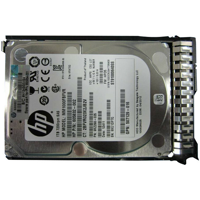 HPE Sourcing 1 TB Hard Drive - 2.5" Internal - SAS (6Gb/s SAS)