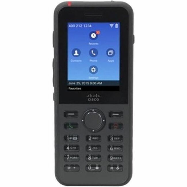 Cisco 8821 IP Phone - Refurbished - Cordless - Wi-Fi, Bluetooth
