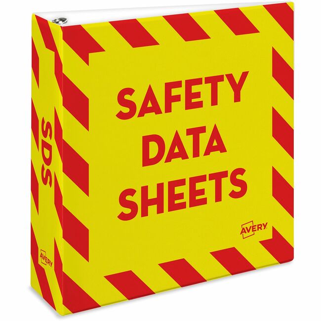 Avery Safety Data Sheets Binder