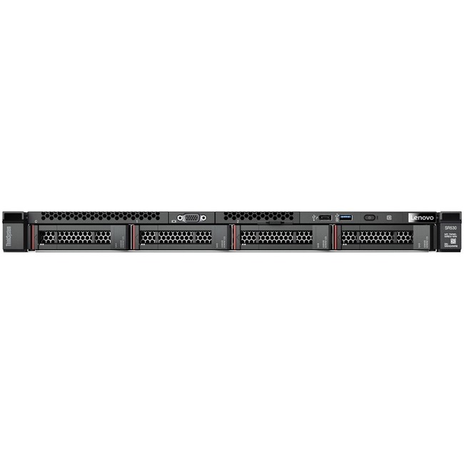 Lenovo ThinkSystem SR530 7X08A05RNA 1U Rack Server - 1 x Xeon Gold 5120 - 16 GB RAM HDD SSD - 12Gb/s SAS Controller - 2 Processor Support - 0, 1, 5, 6, 10, 50, 60, JBOD RAID Levels - Matrox G200 Graphic Card - Gigabit Ethernet - 8 x SFF Bay(s) - Yes - 1 x