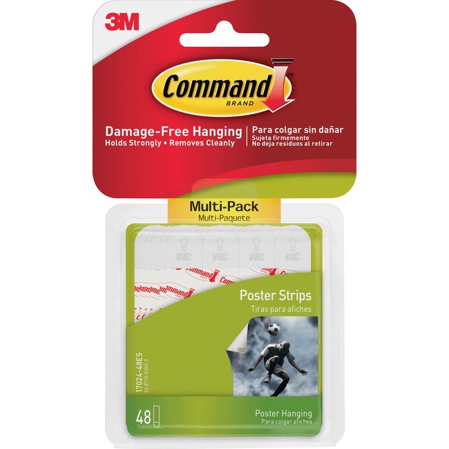 Command™ Poster Strips, Multi-Pack 48 strips