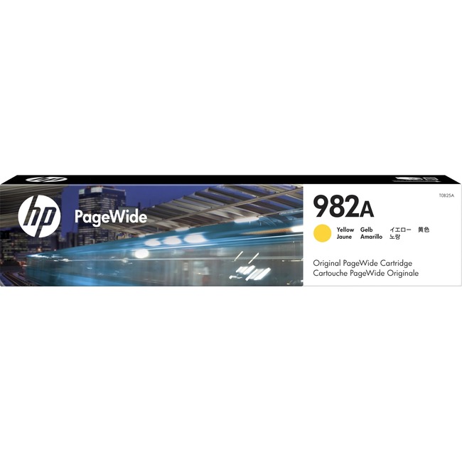 HP 982A Ink Cartridge - Yellow - Page Wide - 8000 Pages