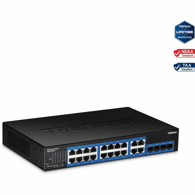 TRENDnet TEG-204WS 20-Port Gigabit Web Smart Switch