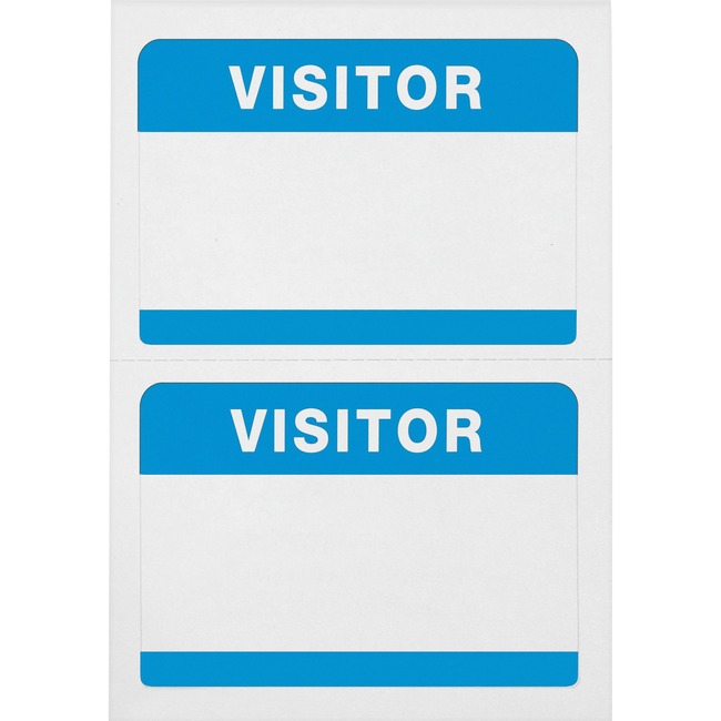 Advantus Self-Adhesive Visitor Badges