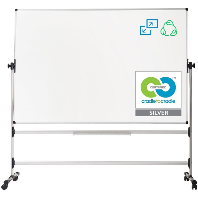 MasterVision Reversible Dry-erase Revolving Easel