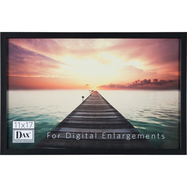 DAX Digital Enlargement Black Wood Frame